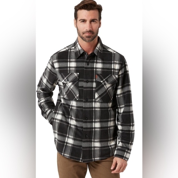 Chaps Arctic Fleece Shirt Jacket Size XXL - Picture 1 of 8